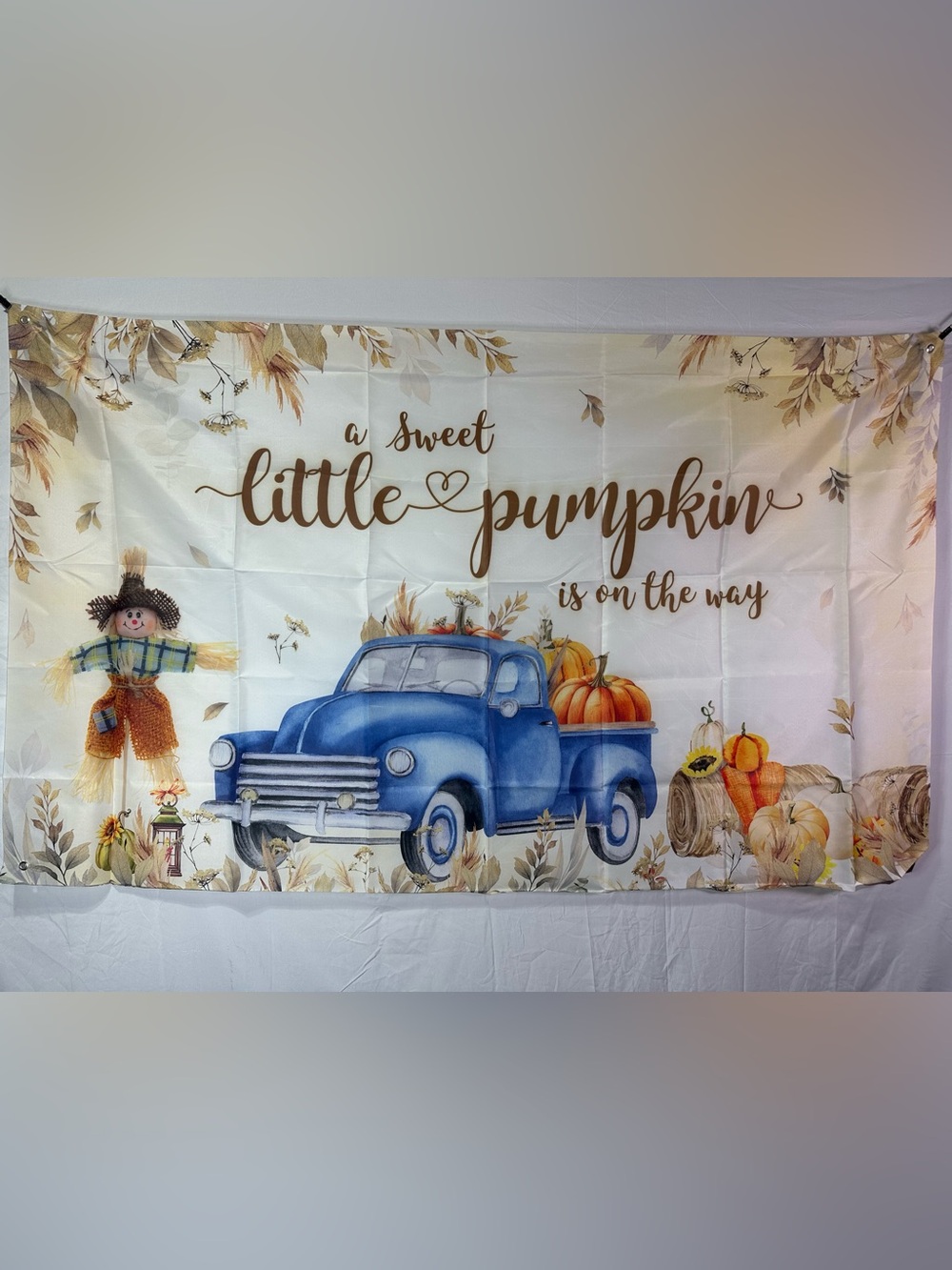 Baby Shower/Gender Reveal Backdrop Banner 6x3 1/2 Ft.